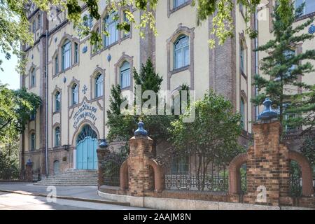 Budapest, Geologisches Institut, Ödön Lechner 1899 Stockfoto