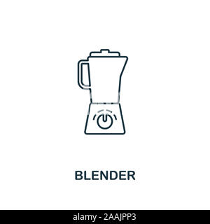 Blender Symbol. Dünne Design von Haushalt icons Collection. Creativeblender Symbol für Web Design, Anwendungen, Software, drucken Stockfoto