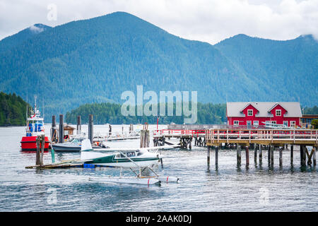 Clayoquot Sound wüste Landschaft, Tofino, Britisch-Kolumbien, Kanada Stockfoto