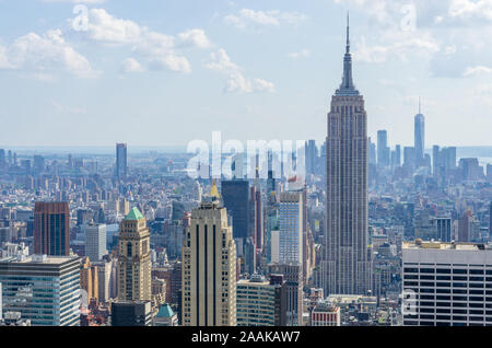 Manhattan New York Skyline Panorama Stockfoto