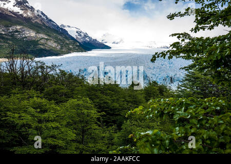 Der Gletscher Perito Moreno, Los Glacieres Nationalpark, Argentinien. Stockfoto