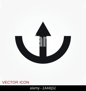 Symbol für Wachstum, Wirtschaft Infografik Symbol, Vektor Wachstum Symbol Stock Vektor