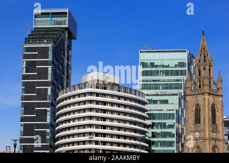 St. Nicolas Kirche, Liverpool, England, Vereinigtes Königreich Stockfoto