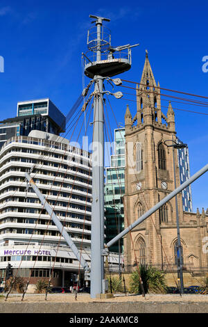 St. Nicolas Kirche, Liverpool, England, Vereinigtes Königreich Stockfoto