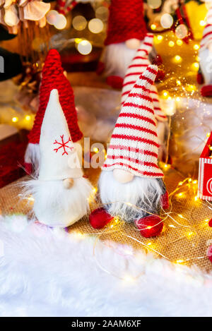 Weihnachtsmarkt 2019 in der Nähe von Town Hall auf Albert Square in Manchester, Großbritannien Stockfoto