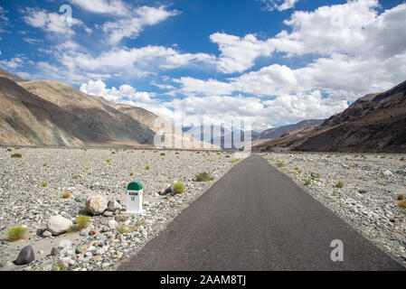 Landschaft im Norden von Ladakh, Indien Stockfoto