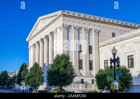 Supreme Court Building, Washington DC, USA. Stockfoto