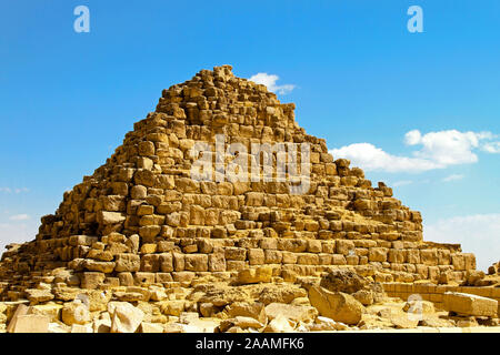 Königin Hetepheres Grab in der Nähe von Pyramiden in Gizeh Stockfoto
