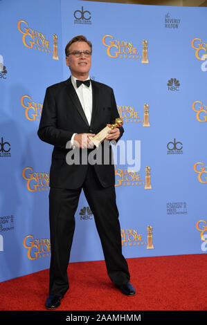 LOS ANGELES, Ca - 10. JANUAR 2016: Aaron Sorkin auf dem 73. jährlichen Golden Globe Awards im Beverly Hilton Hotel. © 2016 Paul Smith/Featureflash Stockfoto