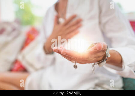 Positive Emotionen Geste Stockfoto