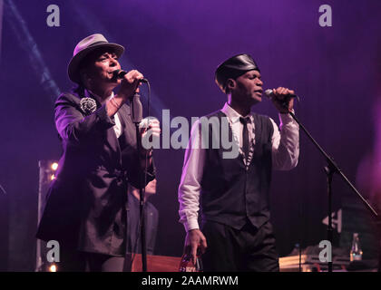 Bournemouth, Dorset, Großbritannien. 22. November 2019. Die selecter durchführen 40. Jahrestag Tour live auf der Bühne bei O2 Bournemouth, Dorset, UK Credit: Dawn Fletcher-Park/Alamy leben Nachrichten Stockfoto