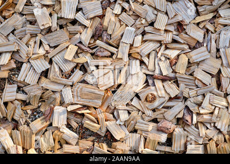 Detail Schuß von rauhfaser Mulch Stockfoto