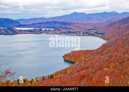 Luftaufnahme der See Towada, Akita, Japan Stockfoto