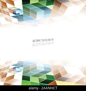 Vektor geometrischer Hintergrund bunte Dreiecke Vektor eps 10 Stock Vektor