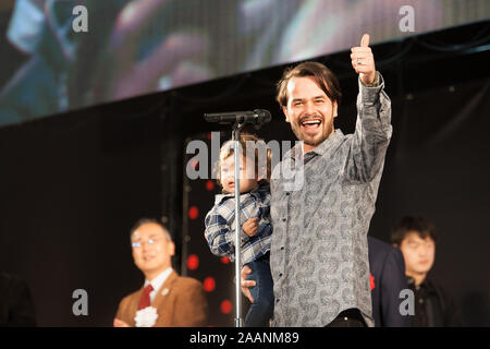 Chiba, Japan. 22 Nov, 2019. Daniel Logan nimmt an der Tokyo Comic Con 2019. Quelle: Michael Steinebach/LBA/Alamy leben Nachrichten Stockfoto