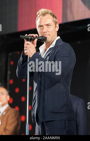 Chiba, Japan. 22 Nov, 2019. Jude Law besucht die Tokyo Comic Con 2019. Quelle: Michael Steinebach/LBA/Alamy leben Nachrichten Stockfoto