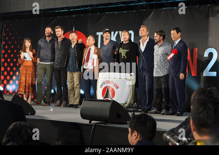 Chiba, Japan. 22 Nov, 2019. Eröffnungsfeier der Tokyo Comic Con 2019. Quelle: Michael Steinebach/LBA/Alamy leben Nachrichten Stockfoto