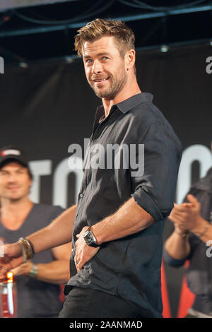 Chiba, Japan. 22 Nov, 2019. Chris Hemsworth besucht die Tokyo Comic Con 2019. Quelle: Michael Steinebach/LBA/Alamy leben Nachrichten Stockfoto