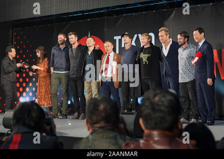 Chiba, Japan. 22 Nov, 2019. Eröffnungsfeier der Tokyo Comic Con 2019. Quelle: Michael Steinebach/LBA/Alamy leben Nachrichten Stockfoto