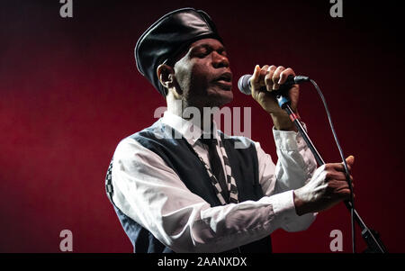 Den Wahlschalter an der O2 Academy in Bournemouth durchführen. Credit: Charlie Raven/Alamy Stockfoto
