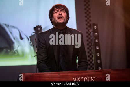 Den Wahlschalter an der O2 Academy in Bournemouth durchführen. Credit: Charlie Raven/Alamy Stockfoto