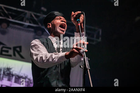 Den Wahlschalter an der O2 Academy in Bournemouth durchführen. Credit: Charlie Raven/Alamy Stockfoto