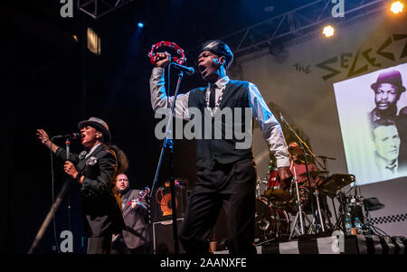 Den Wahlschalter an der O2 Academy in Bournemouth durchführen. Credit: Charlie Raven/Alamy Stockfoto