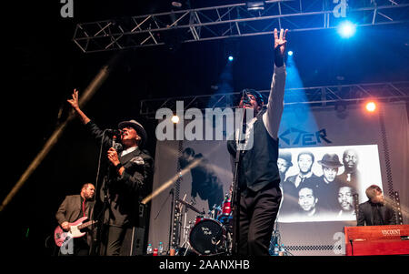 Den Wahlschalter an der O2 Academy in Bournemouth durchführen. Credit: Charlie Raven/Alamy Stockfoto