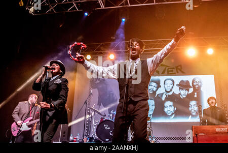 Den Wahlschalter an der O2 Academy in Bournemouth durchführen. Credit: Charlie Raven/Alamy Stockfoto