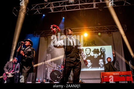 Den Wahlschalter an der O2 Academy in Bournemouth durchführen. Credit: Charlie Raven/Alamy Stockfoto
