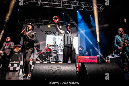 Den Wahlschalter an der O2 Academy in Bournemouth durchführen. Credit: Charlie Raven/Alamy Stockfoto