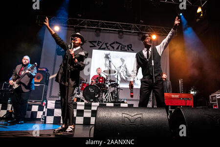Den Wahlschalter an der O2 Academy in Bournemouth durchführen. Credit: Charlie Raven/Alamy Stockfoto