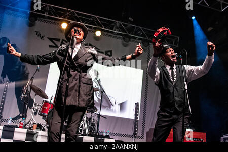 Den Wahlschalter an der O2 Academy in Bournemouth durchführen. Credit: Charlie Raven/Alamy Stockfoto