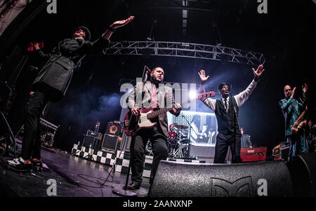 Den Wahlschalter an der O2 Academy in Bournemouth durchführen. Credit: Charlie Raven/Alamy Stockfoto