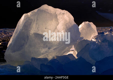 Spitzbergen, Landschaft Mit Wolkenstimmung Stockfoto