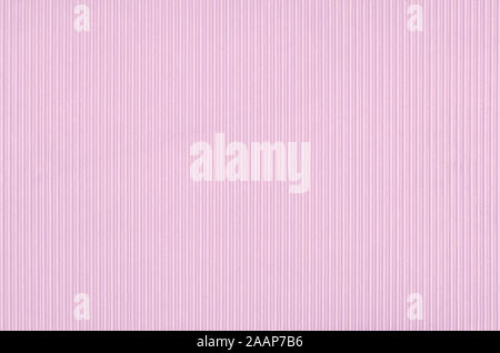 Hintergrund, Textur aus gestreiftem rosa Papier. Vertikale Linien. Stockfoto