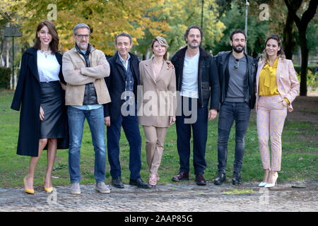 Fotoauftrag der 'Nati due volte" (zweimal geboren) im Casa del Cinema, Roma, Italia Stockfoto