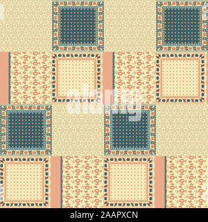 Nahtlose geometrische Square Design Hintergrund Stockfoto