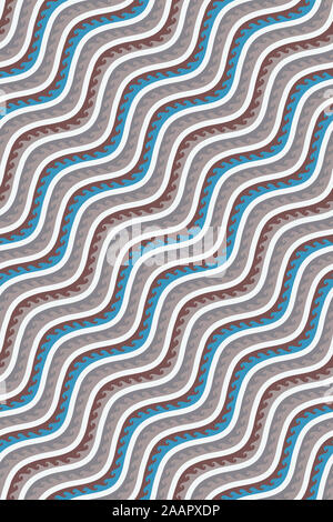 Nahtlose bunte traditionelle wave Hintergrund Stockfoto