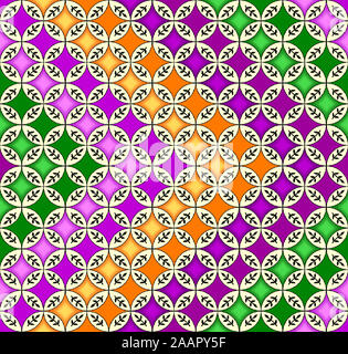 Blumen abstrakten geometrischen farbenfrohes Design Hintergrund Stockfoto