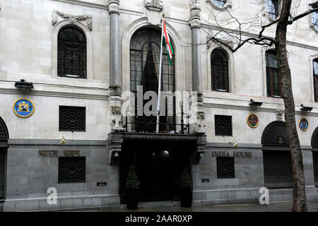 Die Außenseite des India House, Aldwych, London, England Stockfoto