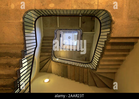 Der Stempel Treppe, Somerset House, The Strand, London City, England Stockfoto