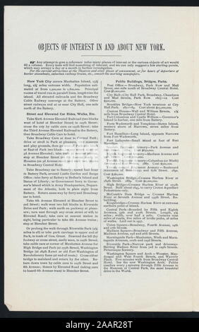 Abendessen (von) BROADWAY CENTRAL HOTEL (at) NEW YORK, NEW YORK (HOTEL gehalten ;) Abbildung: HOTEL; MAHLZEIT STUNDEN FESTGESTELLT; ORDNER UNTER HINWEIS AUF SEHENSWÜRDIGKEITEN IN NEW YORK UND EINSCHLIESSLICH EINER KARTE; MENÜ NOTEN UNITED STATES HOTEL, Boston; 1900-0443; Abendessen [von] BROADWAY CENTRAL HOTEL[at]NEW YORK, NEW YORK (HOTEL gehalten ;) Stockfoto