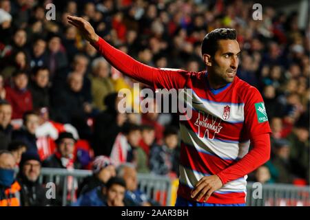 Madrid, Spanien. 23. November 2019. Madrid, Spanien. 23 Nov, 2019. Montoro während des Spiels Granada CF vs Atlético de Madrid im Los Carmenes Stadion Samstag, 23 November 2019 Quelle: CORDON PRESSE/Alamy leben Nachrichten Stockfoto