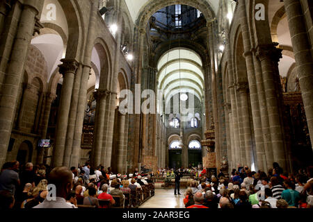 Catedral de Santiago de Compostela Spanien Stockfoto