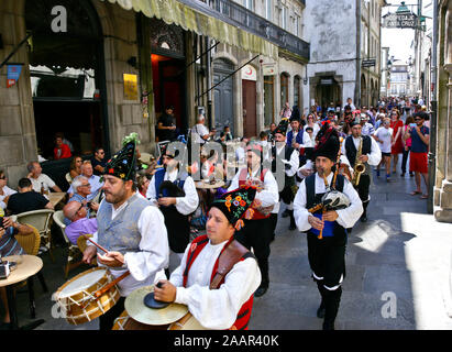 Fest des Hl. Jakobus, Apostel Santiago de Compostela Spanien Stockfoto