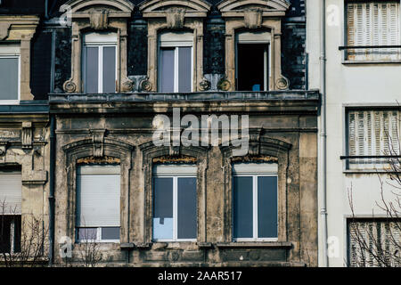 Reims Frankreich November 22, 2019 Blick auf ein Gebäude in Reims am Nachmittag entfernt Stockfoto