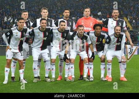 Bergamo, Italien. 23 Nov, 2019. Während Juventus Turin Atalanta vs Juventus Turin, der italienischen Fußball-Serie-A Männer Meisterschaft in Bergamo, Italien, 23. November 2019 Credit: Unabhängige Fotoagentur/Alamy leben Nachrichten Stockfoto