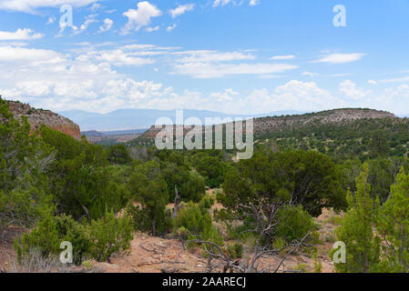 Die Tsankawi Trail im Bandelier National Monument, New Mexico Stockfoto