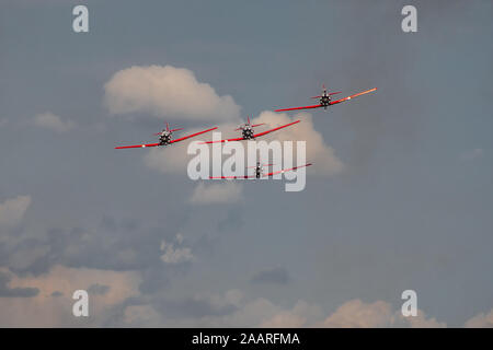 Aeroshell North American T6 Harvard - Sun n' Fun Airshow, Lakeland, Florida Stockfoto